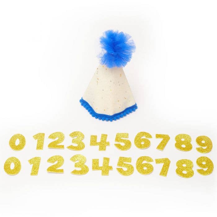 Royal Blue Custom Happy Birthday Party Hat