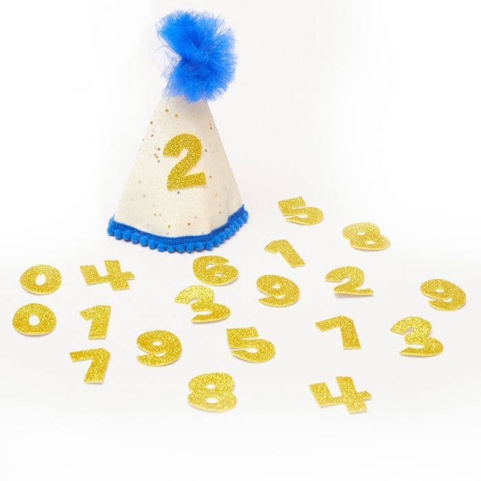 Royal Blue Custom Happy Birthday Party Hat