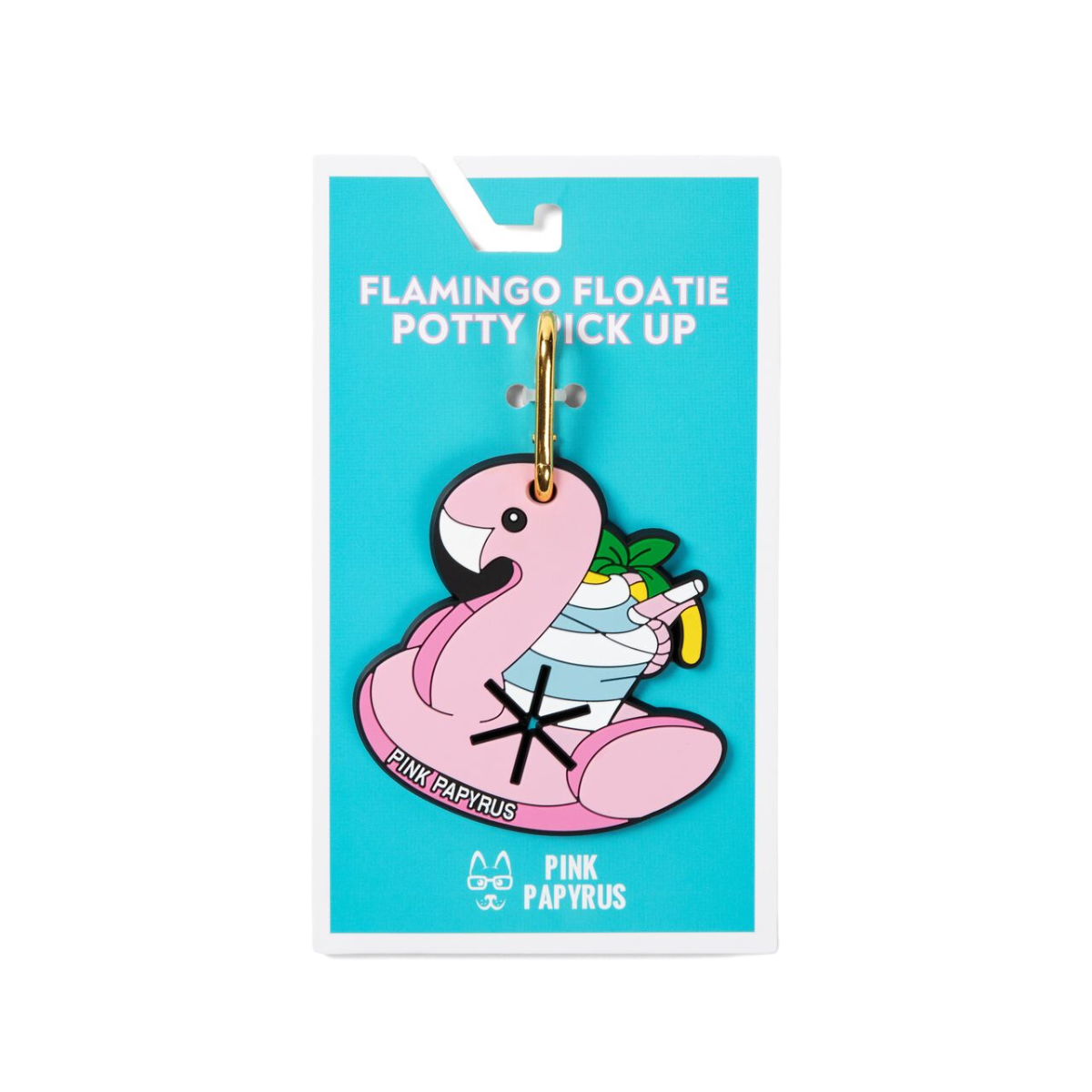 Flamingo Floatie Potty Pick Up | Waste Bag Holder