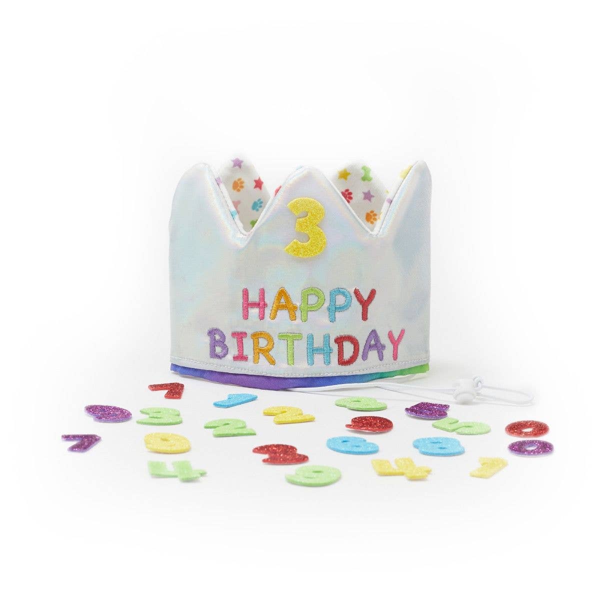 Custom Number Happy Birthday Pet Crown